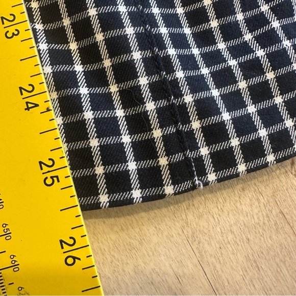 Anthropologie Gingham Plaid Essential Slim Size2 Academia Preppy Mean Girls Punk - Picture 14 of 14